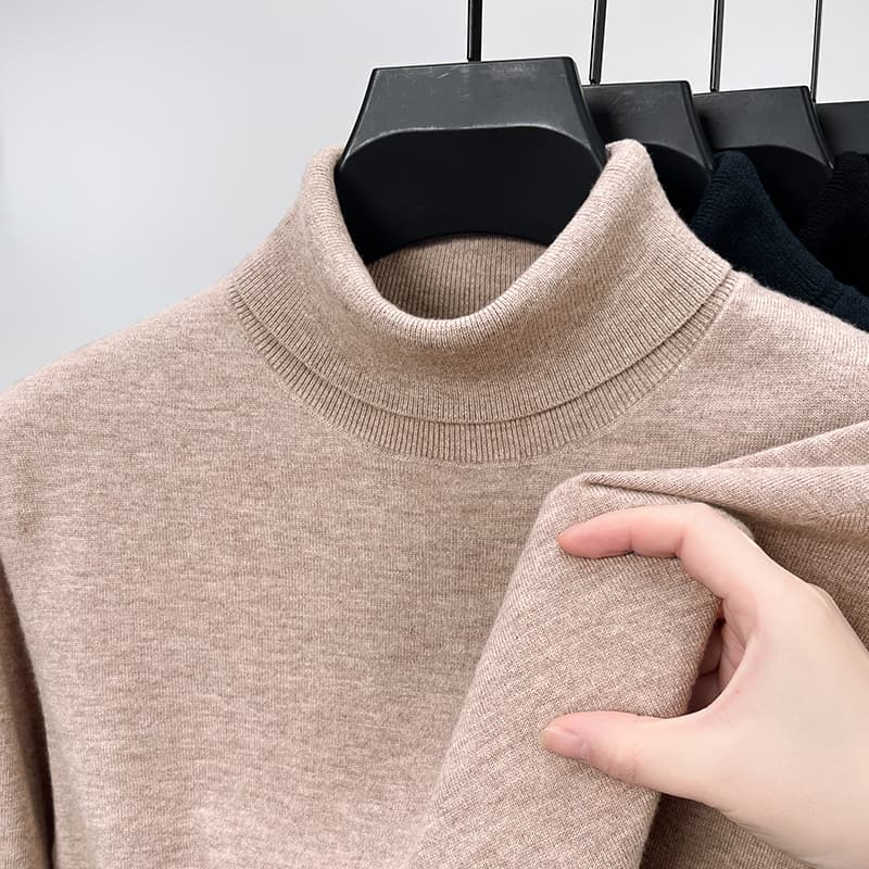 タートルネック　メンズ　長袖　シンプルニット　春秋冬　M~3XL