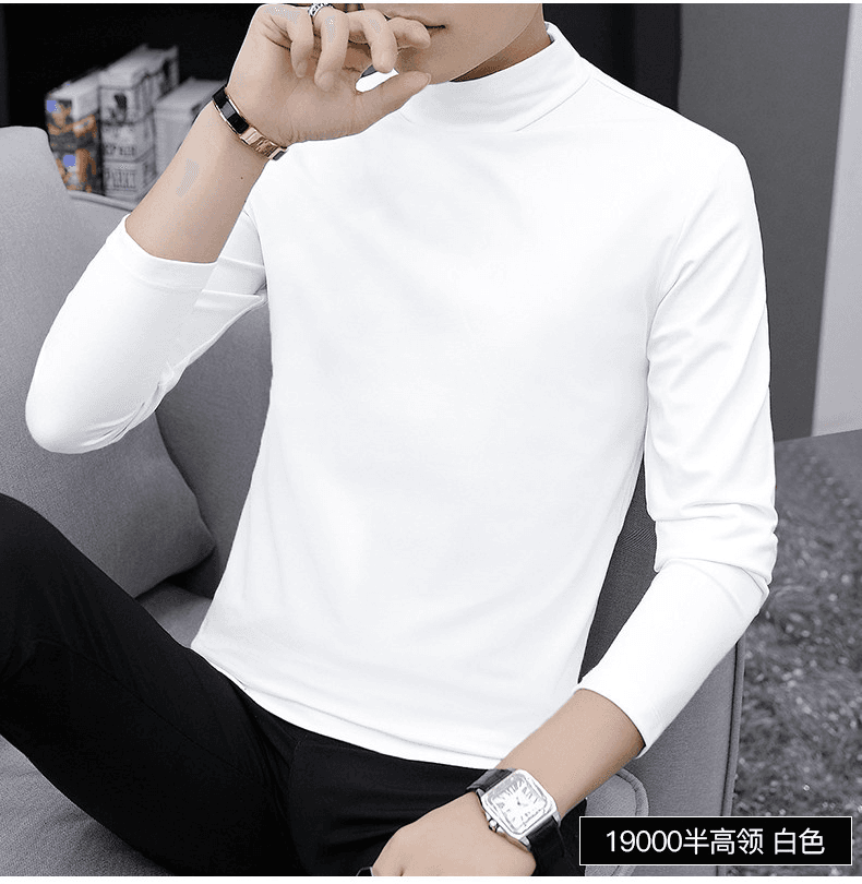 タートルネック 　メンズ　長袖　薄手ニット メンズ　大きいサイズ　ぽっちゃり対応　S~5XL