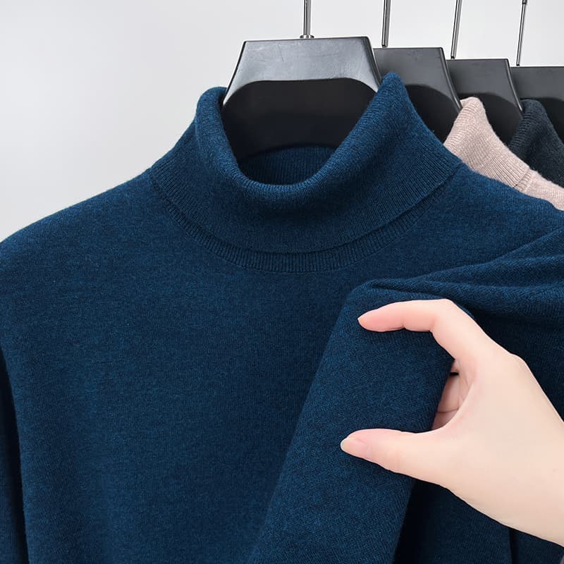 タートルネック　メンズ　長袖　シンプルニット　春秋冬　M~3XL