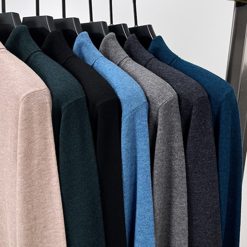タートルネック　メンズ　長袖　シンプルニット　春秋冬　M~3XL