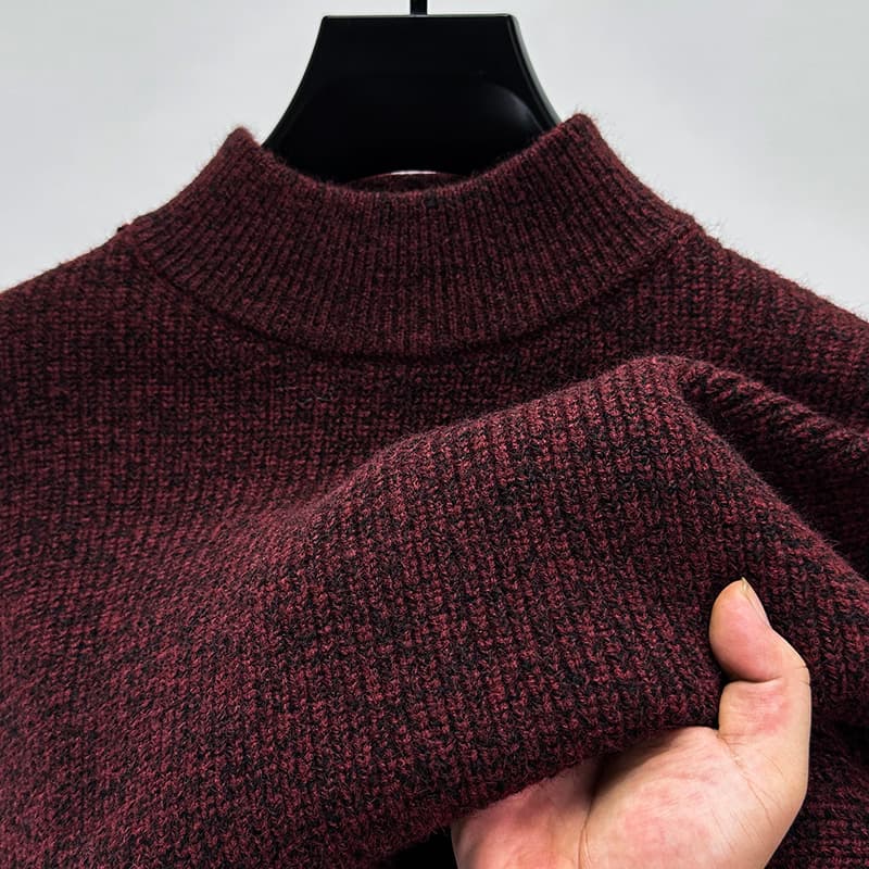 タートルネック　メンズ　長袖　柔らか編地ニット　春秋冬　大きいサイズ　M~4XL