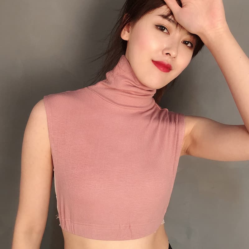 【骨格ストレート・ウェーブ】タートルネック風つけ襟｜いつもの服を簡単ハイネック化
