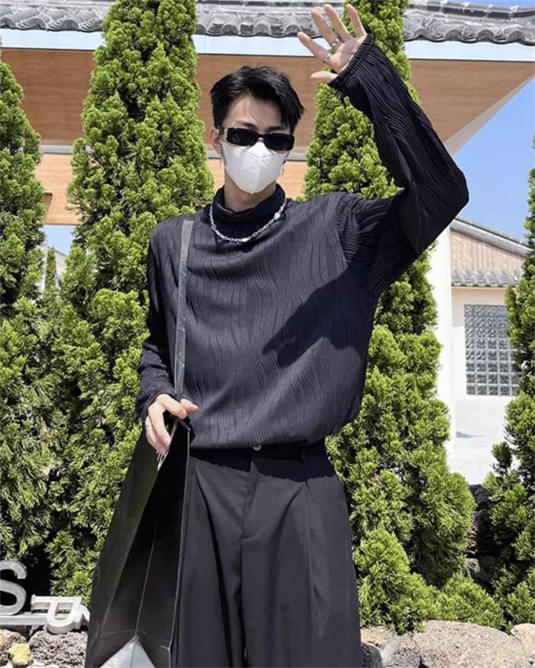 【メンズ タートルネック シャツ】秋冬保温インナー 長袖トップス｜柔らか素材で快適な暖かさ neckty＋