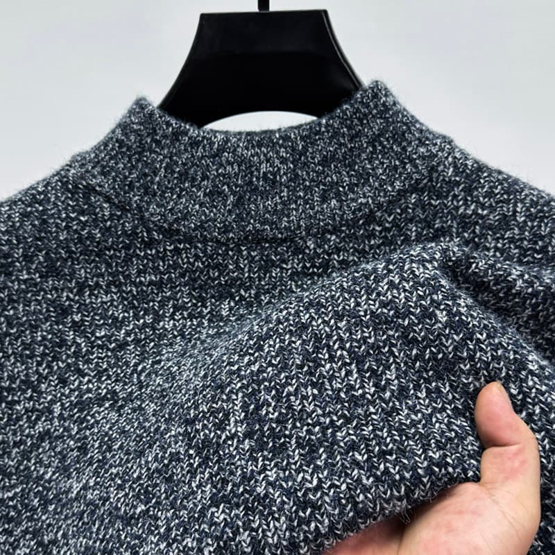 タートルネック　メンズ　長袖　柔らか編地ニット　春秋冬　大きいサイズ　M~4XL
