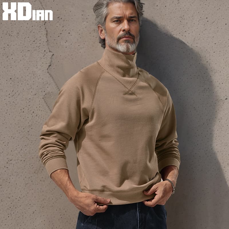タートルネック　メンズ　長袖　クラシック スタイル  スウェット　　M~2XL