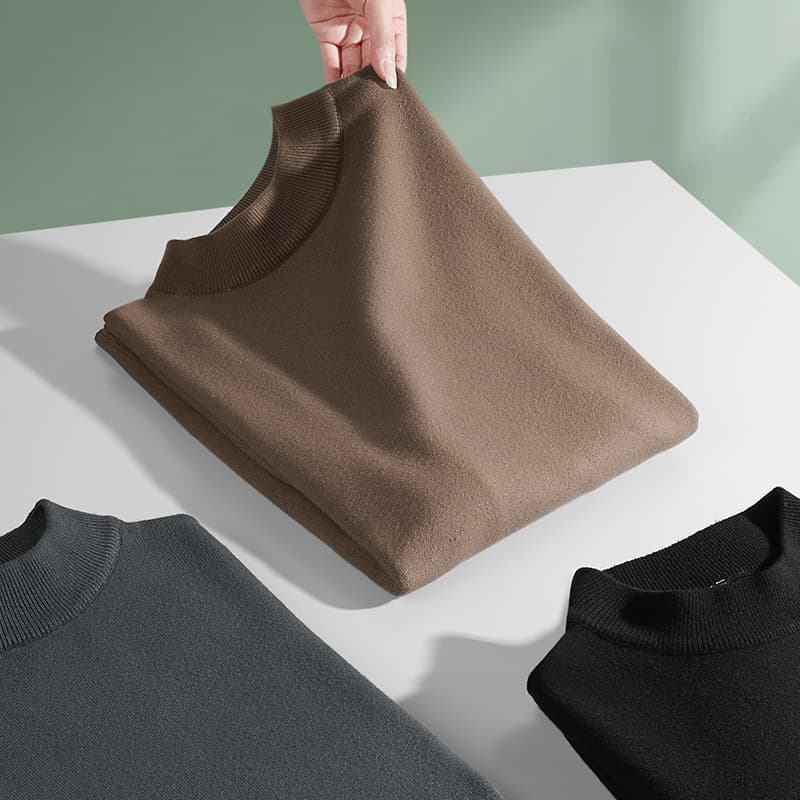 タートルネック メンズ　長袖　柔らか上質糸ニット　大きいサイズ　ぽっちゃり対応　春秋冬　XL~6XL