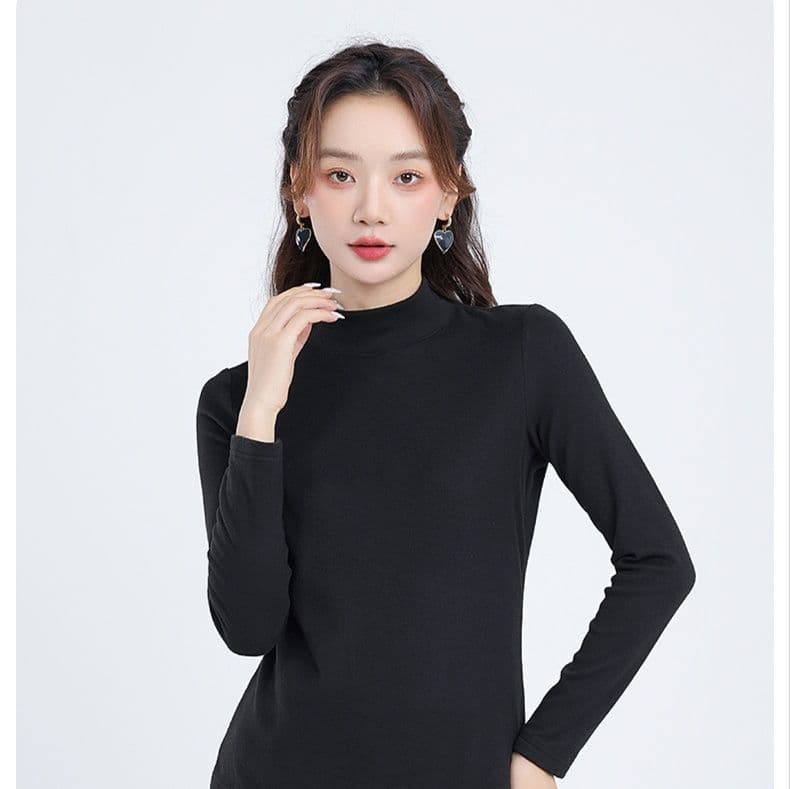 ベーシックスリムフィットタートルネックシャツ 定番シリーズ S〜XL
