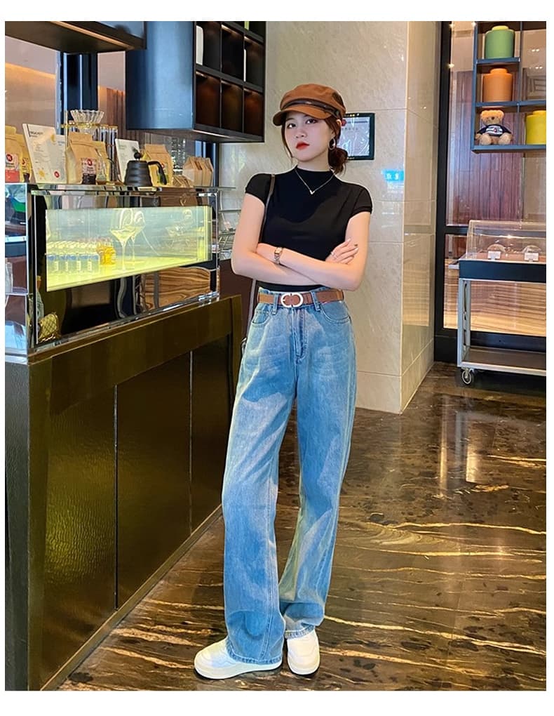 タートルネック レディース 半袖 シンプル半袖トップス M〜2XL