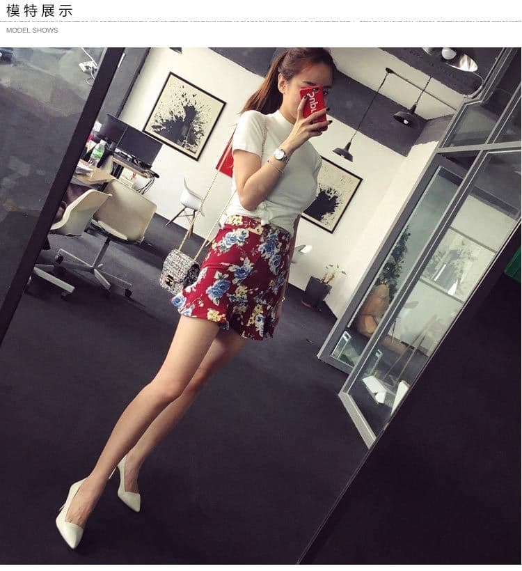 タートルネック 半袖ハイネックタートルネックシャツ