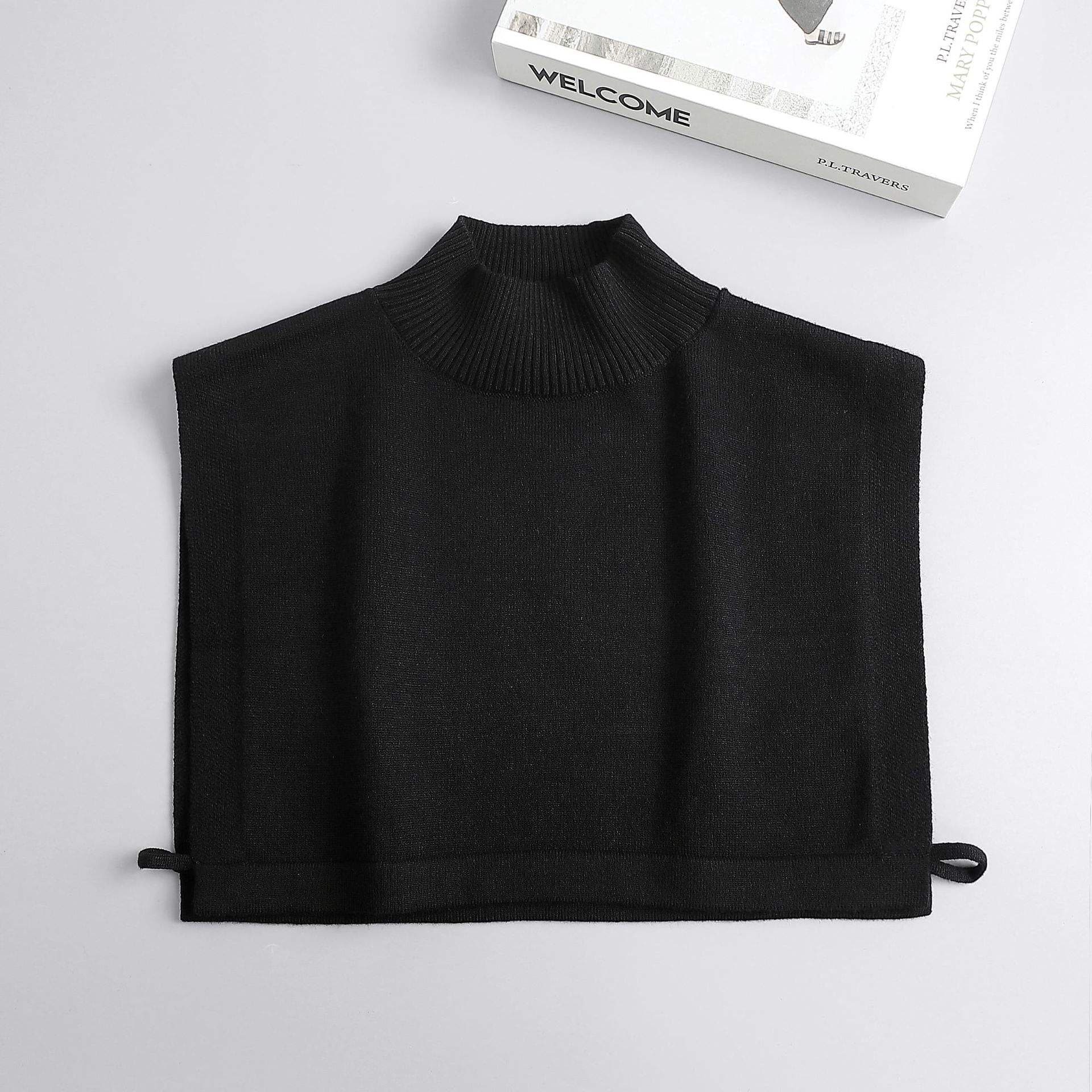 【骨格ウェーブ・ナチュラル】タートルネック風つけ襟|いつもの服を簡単ハイネック化