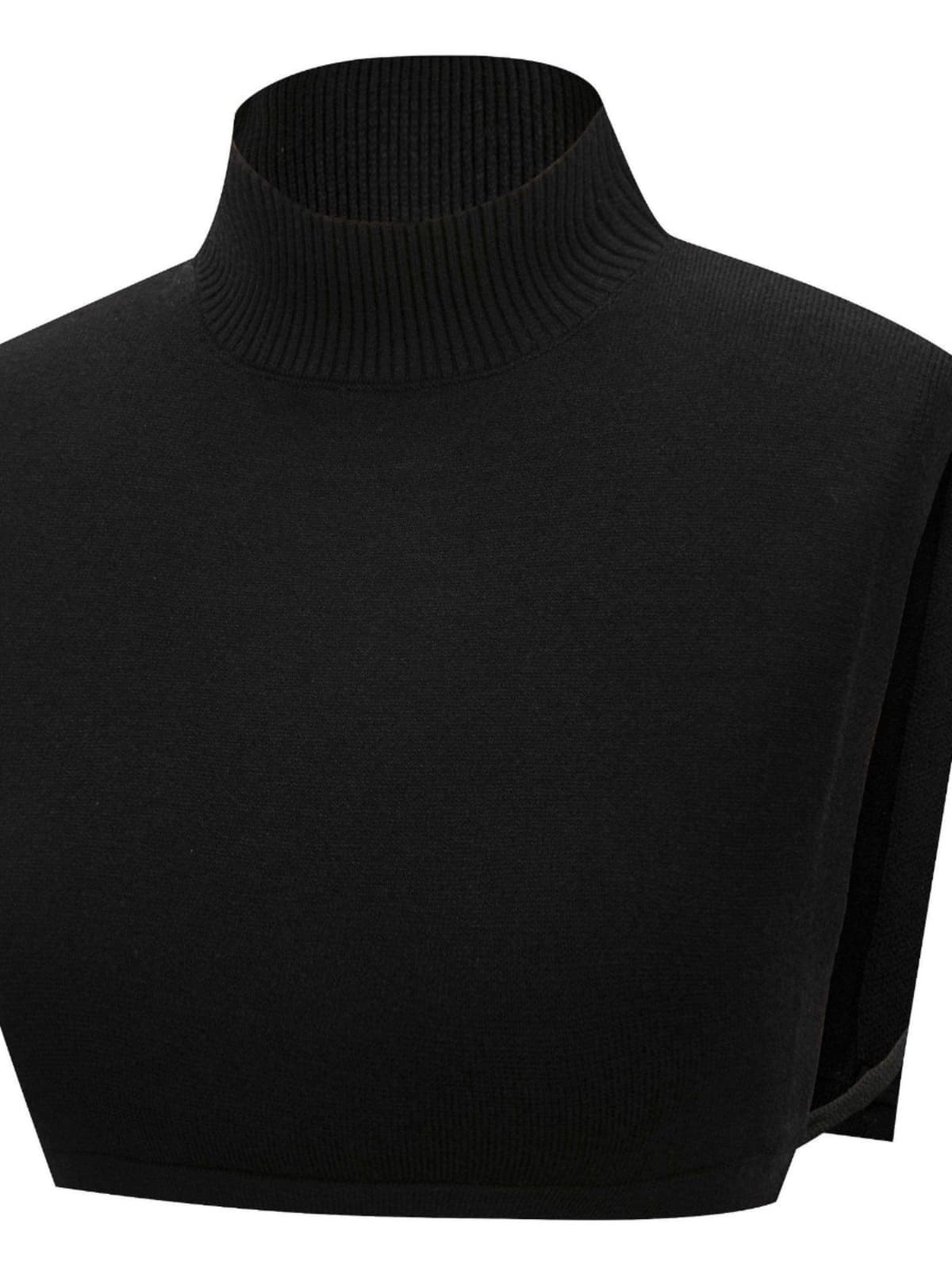 【骨格ウェーブ・ナチュラル】タートルネック風つけ襟|いつもの服を簡単ハイネック化
