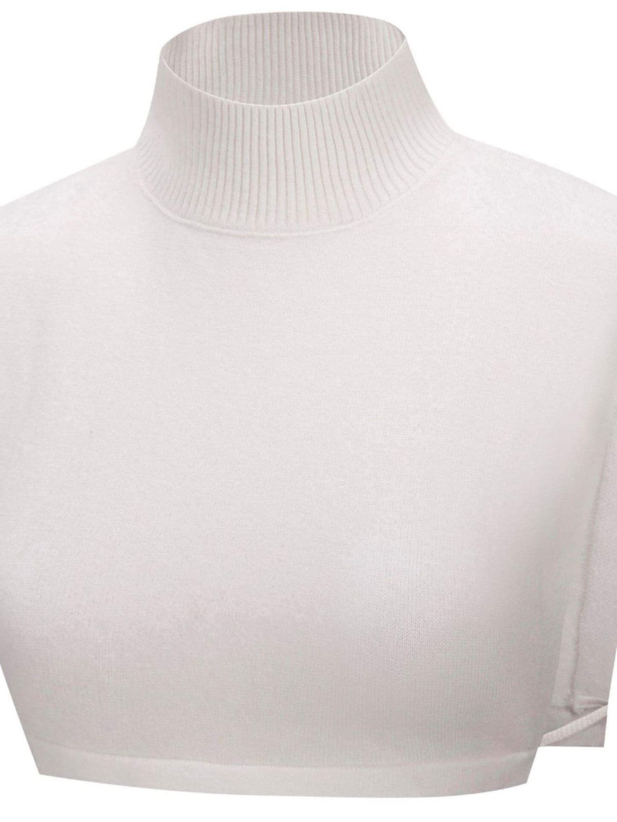 【骨格ウェーブ・ナチュラル】タートルネック風つけ襟|いつもの服を簡単ハイネック化